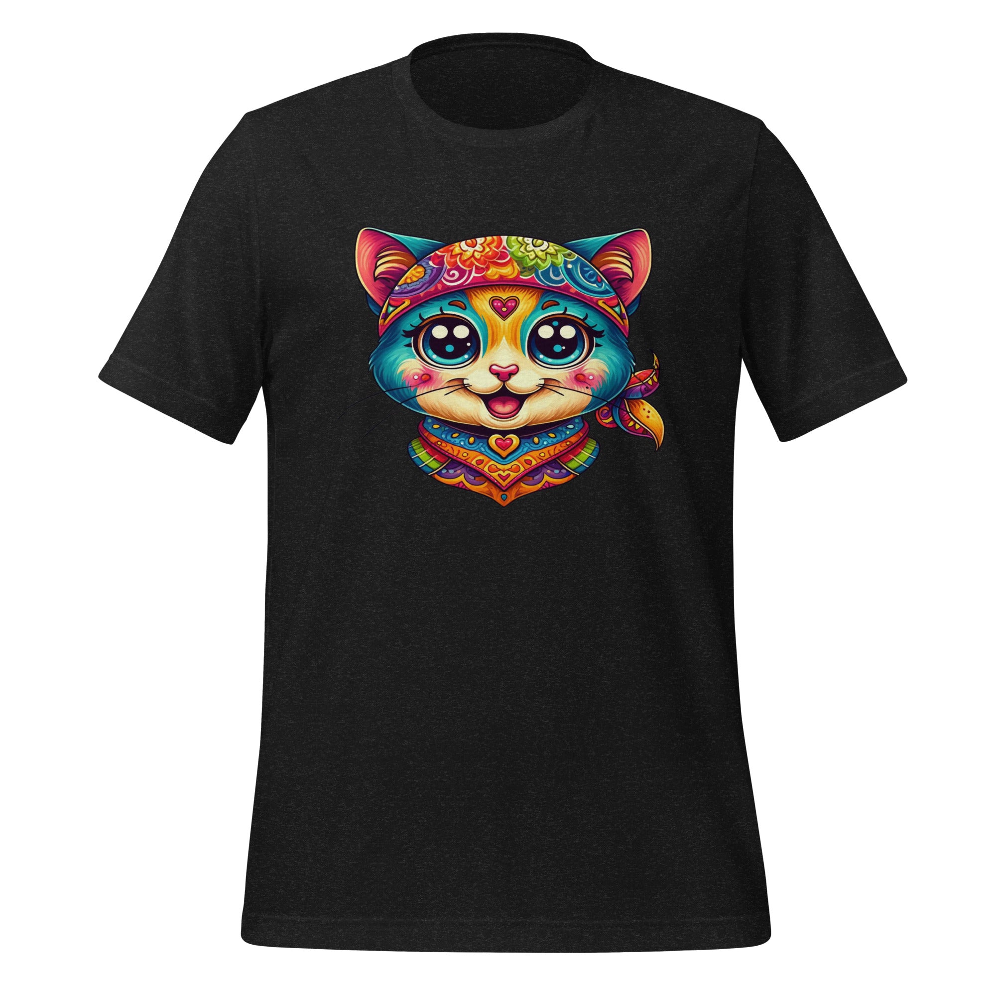 Vibrant Bohemian Cat T-Shirt – SparkleandSpicyCO
